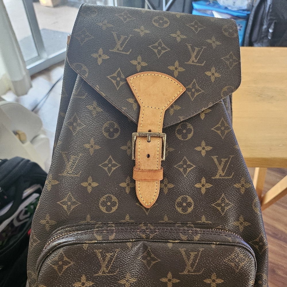 Louis Vuitton Monogram Brown Backpack, Pre-Owned